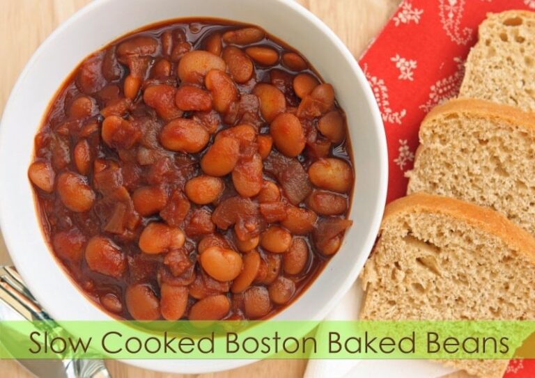 Slow Cooked Boston Baked Beans Recipe Super Healthy Kids